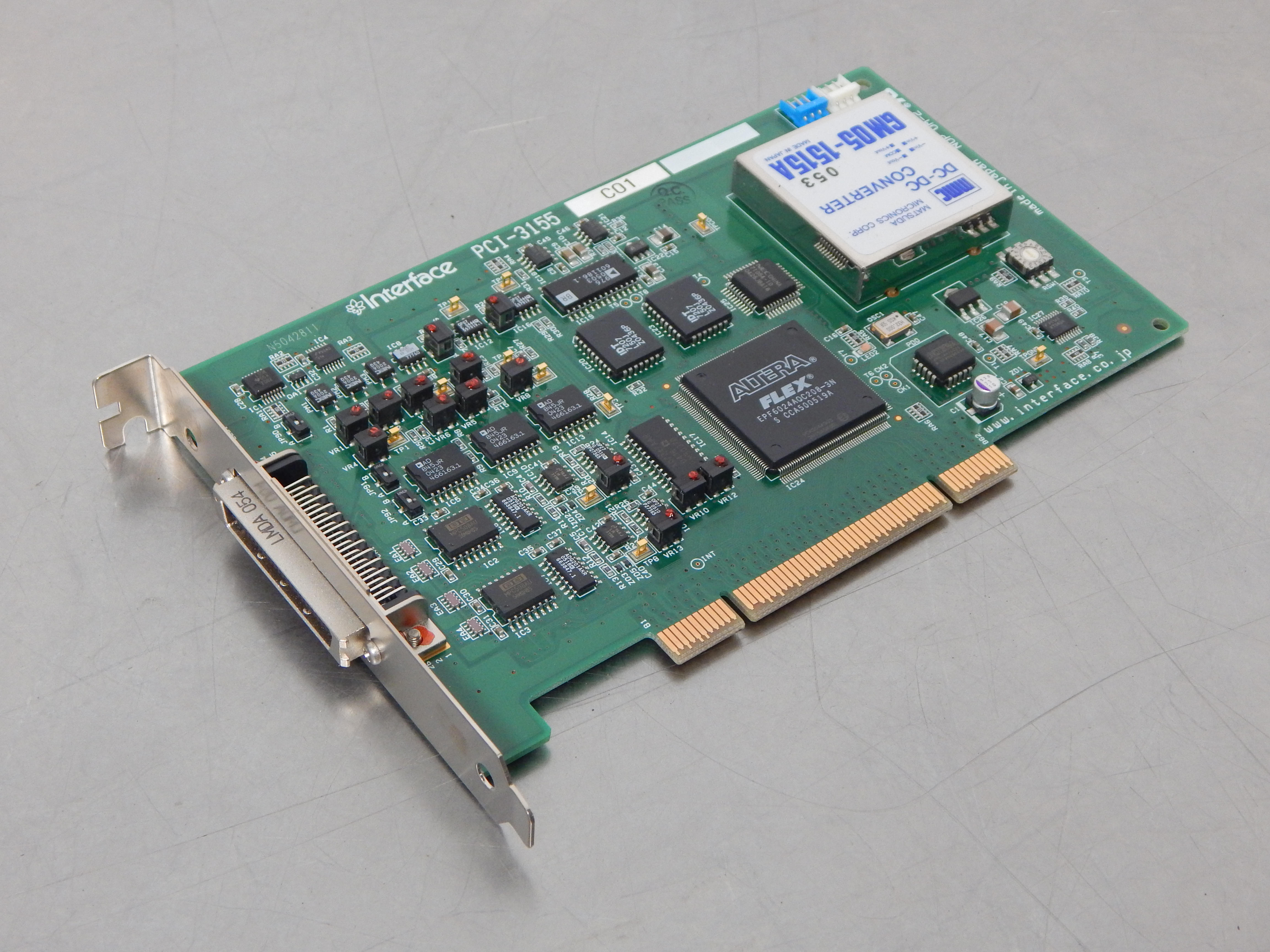 Interface PCI-3155 Hugh-Speed A/D 16-Bit PCI Card M1082 - TEAMEQUIP